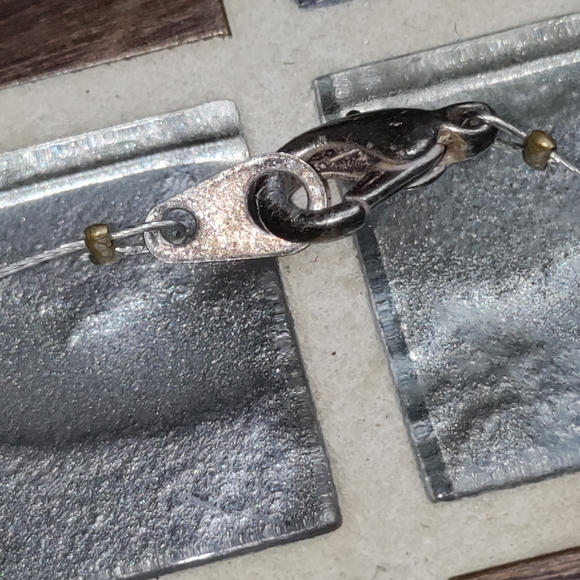 Vintage Silver & AB beads necklace - Picture 8 of 8